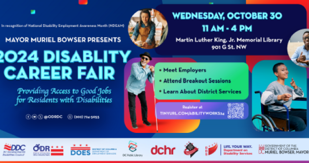 2024 Disability Career Fair Art Card