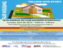 Fair Housing Event flyer